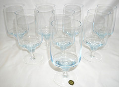 Sasaki Harmony Azure (8) Iced Tea Glasses, 6 1/8″ (B52)