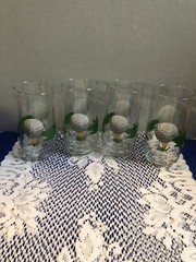 Indiana Glass Vintage 19th Hole-16oz-coolers-set Of 4