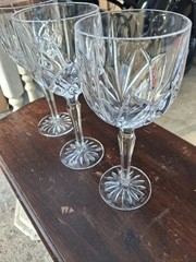 Set Of 3 Marquis By Waterford Wine Glasses