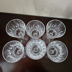 6 Waterford Lismore Wine Glasses 5.5″ Vintage