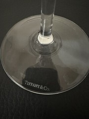 Tiffany & Co. Crystal (1) Wine Glass 9 1/4″ tall 13 oz.