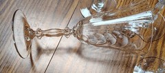 Lot of Seven Cambridge Caprice #300 Crystal Stem Glass 10oz Water Goblet Barware
