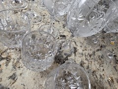 Echt Bleikristall Hand Cut Lead Crystal Wine, Brandy & Beer Glasses Set, Clear
