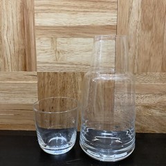 Luigi Bormioli Michelangelo Masterpiece 2-pc Water Set Bedside Crystal Tumble Up