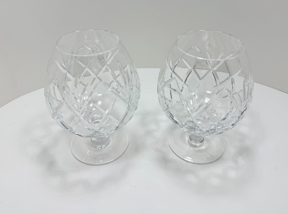 Vintage Royal BRIERLEY Crystal – ELIZABETH Cut – Brandy Glass / Glasses – 5 3/4″