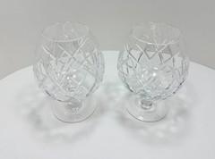 Vintage Royal BRIERLEY Crystal – ELIZABETH Cut – Brandy Glass / Glasses – 5 3/4″