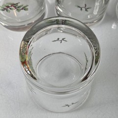 Set Of 4 Spode Christmas Tree Double Old Fashioned Glasses With Box