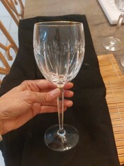 Vintage Waterford Crystal Glass Set 38 Pieces- Wine/Water/Champagne- Gold Rim