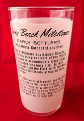 Long Black Milestones Early Settlers Frosted Glass (R)