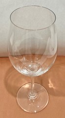 Signed RIEDEL Crystal WINE Pattern Ribbed Stem 9 1/2″ CABERNET WINE GLASS