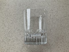 Old fashion Whiskey Glass Vintage Classic Style 3 3/4” Tall Unknown Maker