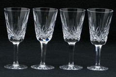Waterford Crystal Lismore 5 1/8″ Sherry Glass Wine Cordials Stems – Set of 4 (B)