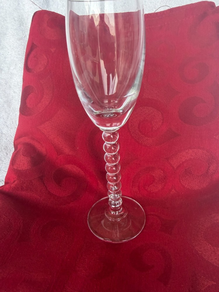 Vtg. Tall Cordial / Liqueur Glass – Clear Stemware, Elegant Modern 7.25″(NAT 103