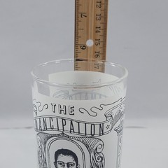 Vintage Rare Booker T. Washington Emancipation Glass Tumbler