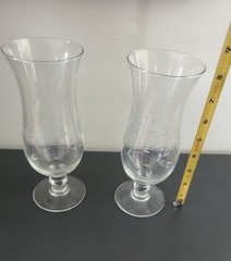 NEW Princess House Heritage #450 Parfait Dessert Glasses Set of 2 Large size
