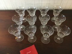 44 Wine Glasses Porto Model Buckingham in Baccarat Crystal (Price per Unit)