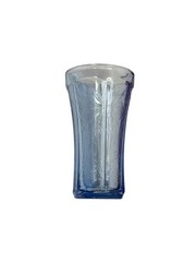 Vtg 70s NOS Set of 7 Indiana Recollection Madrid Blue Drinking Glasses free ship
