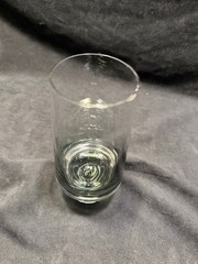 TOM DIXON High Ball Glasses Sculptural Silhouette 6.5″H Faded to Black Poland