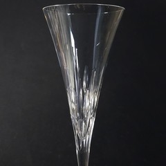 LENOX FIRELIGHT CHAMPAGNE TOASTING FLUTE, Cut Lead Crystal, 11 1/8″, 8 oz, USA