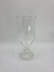 Anchor Hocking Berwick Boopie Clear Beaded Base Iced Glass 7 Inch Mint Condition
