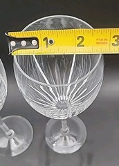 CRISTAL D’ARQUES-DURAND FRANCE ENCHANTE WATER GOBLETS Set of 2
