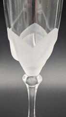 Vintage Set of (5) JG Durand Cristal D’Arques «Florence» Champagne Flutes