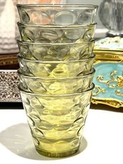 Glass Cup 5 Sets 5 Colors Gift Box 30 Tumblers Daily use Water Juice Soda Tea