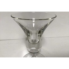 Vintage Clear Aperitif or Liqueur Glass, Barware Glass, Dessert Glassware
