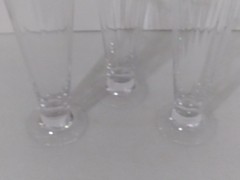 Marquis by Waterford Vintage Crystal Pilsner Beer Glasses 9.5″H Set of 3