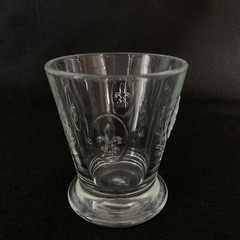 La Rochere France, Fleur De Lis 8 Oz Flat Tumbler ~ Set of Two (2)