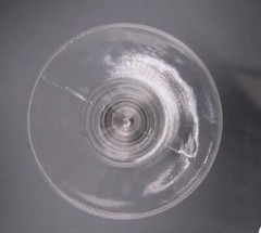 Set of 6 EAPG Clear Ribbed Stemmed Cordials 3 1/2″ tall x 2 1/8″ Diameter