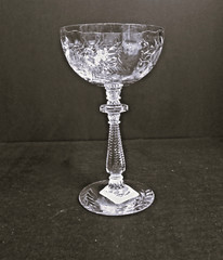Vintage and Scarce ROCK SHARPE Crystal – PAISLEY Liquor / Cocktail Glass