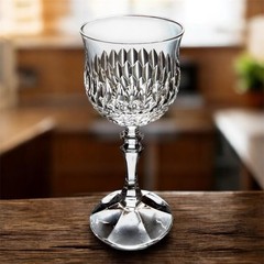 Set of 4 Vintage Schott-Zwiesel Desiree Crystal 6-1/8” Wine Glasses Excellent