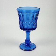 Set of 10 Vintage Noritake Perspective Cobalt Blue Water Wine Goblets, Clean