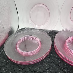 Vintage Tiffin Franciscan Wistaria Pink 8″ Luncheon Plates