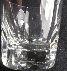 French Crystal Old Fashioned in Cerdagne Pattern by St Louis 3 3/8″ Tall