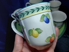 Set Of 5 – Villeroy & Boch French Garden Fleurence Mugs Cups Coffee Tea