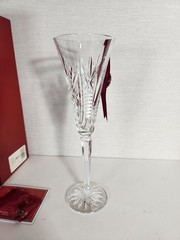 Waterford 12 Days of Christmas Partridge Pear Tree 1st Ed Champagne Flute New