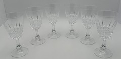 Vintage Cristal D’ Arques – Durand Pompadour Wine Glasses Set Of 6