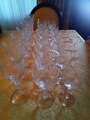 Fostoria Etched 1940’s . Rare find No chips.