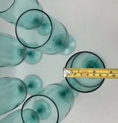 Luminarc France Crystal Iced Tea Glass Teal Green (Set of 7)