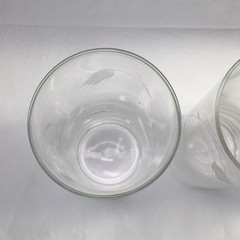 Sasaki Etched Wheat Tom Collins Highball Glass 7″ Tall – Nice Vintage Lot Of 4