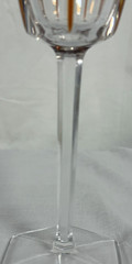 RARE Baccarat Harcourt-Versailles Orange Rhine Wine Glass 7 3/8″ Blown Glass