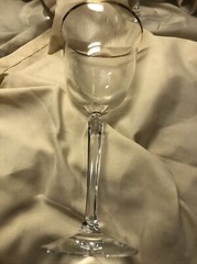 LENOX CRYSTAL MANSFIELD PATTERN WINE GLASS 7 1/3″ GOLD TRIM Set Of 3