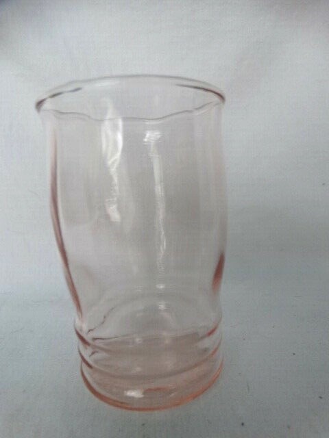 Macbeth-Evans Pink Glass 5.6 Ounce Juice Tumbler 1516-7517 Excel. Used Cond.