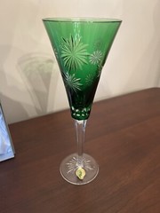 Waterford Snowflake Wishes Courage Champagne Flute, Second Edition w/charm