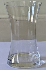 Vintage Set of 4 Blown Glass Cordial Liquor Glasses Long Stem in Glass Holder