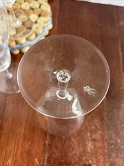 Rosenthal Crystal Romance II Stem 6 7/8 Iced Tea Goblet Set Of 3 Signed Pristine