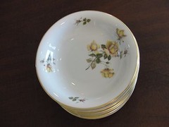 ROSENTHAL CHARLENE WHITE 11 FRUIT BOWLS 5 1/4″ 3012 61