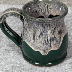 Deneen Pottery Maple Hill Manor Mug 4″ Handthrown USA 2008 Kentucky Ceramic Cup